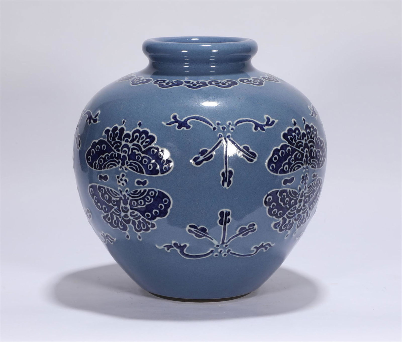 Blue Glazed Jar Qianlong Period (1 of 5)