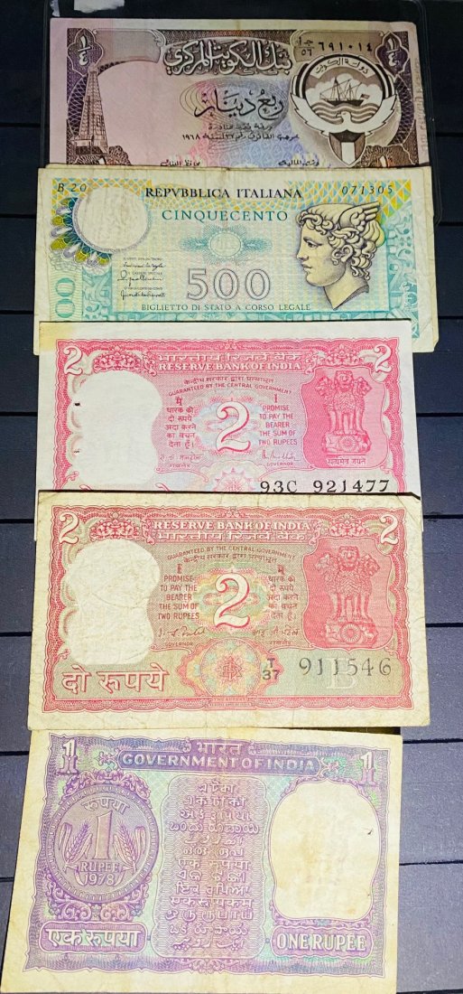 Worldwide Currency Collection: A collection of many different countries currency before and after WWII