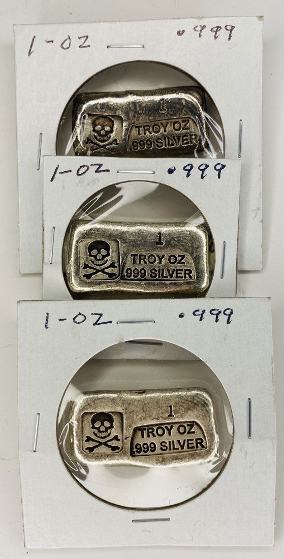 Three Fine Troy Silver Bars (1 of 1)