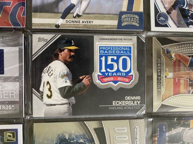 150th years commemorative patch card and box of cards (1 of 4)