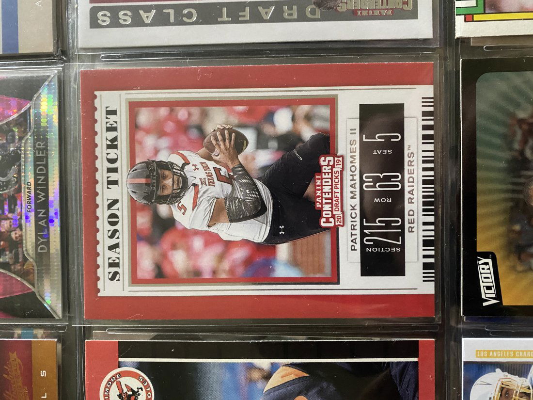 Patrick Mahomes and three full boxes of sport cards (1 of 4)