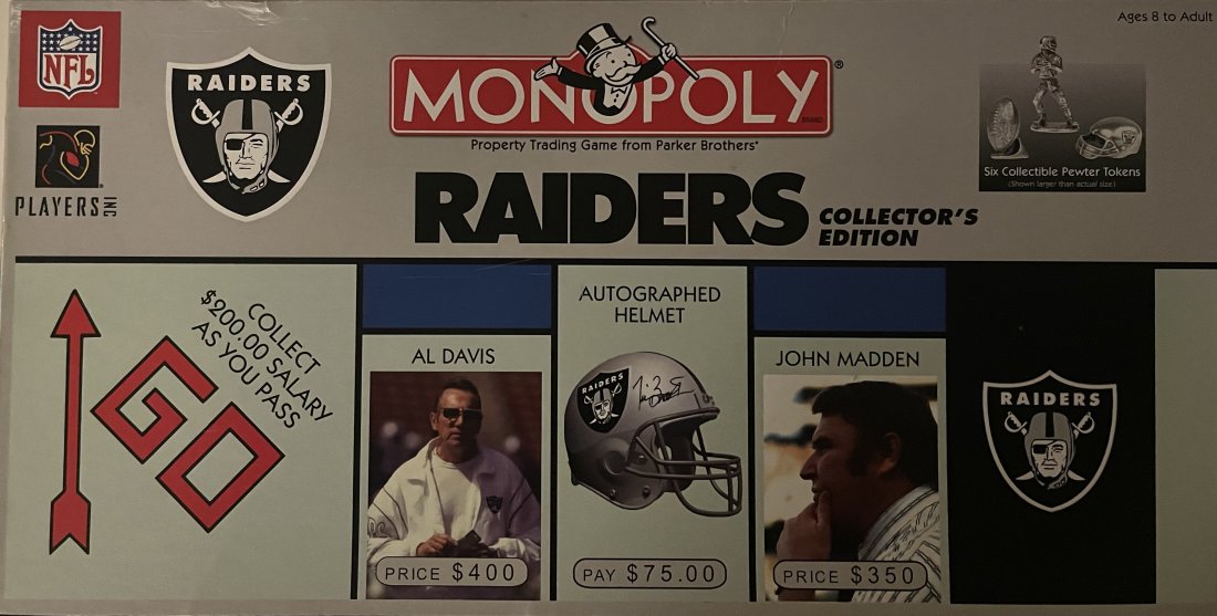 Raiders Monopoly (1 of 2)