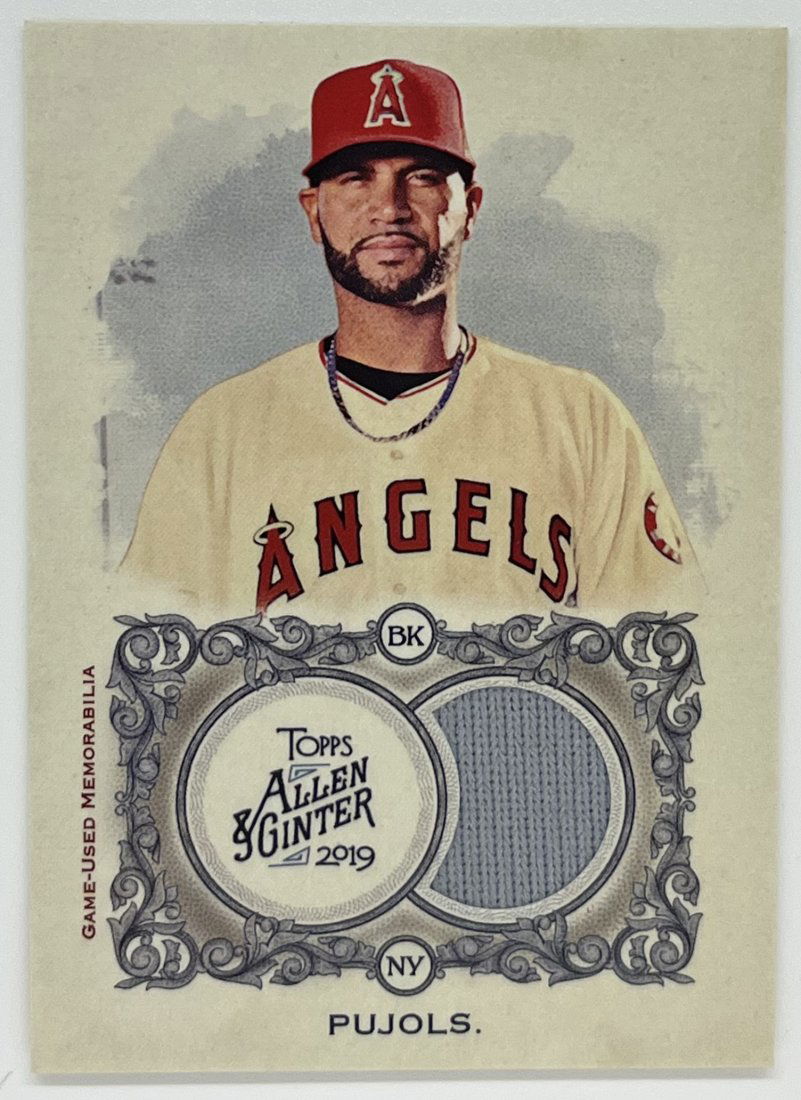 Albert Pujols Baseball Card (1 of 2)