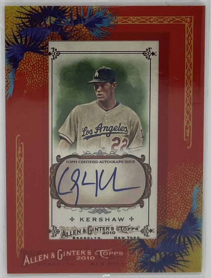 Clayton Kershaw Auto Card (1 of 2)