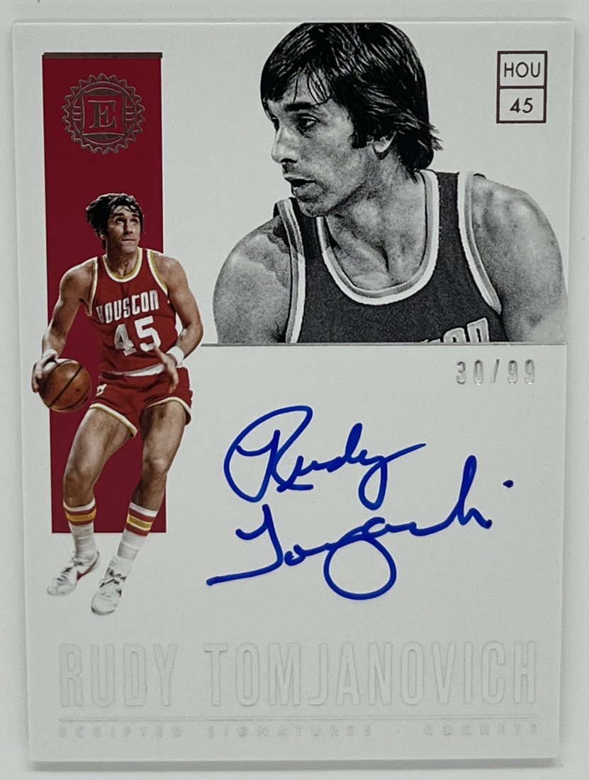 Rudy Tomjanovich Auto Basketball Card (1 of 2)