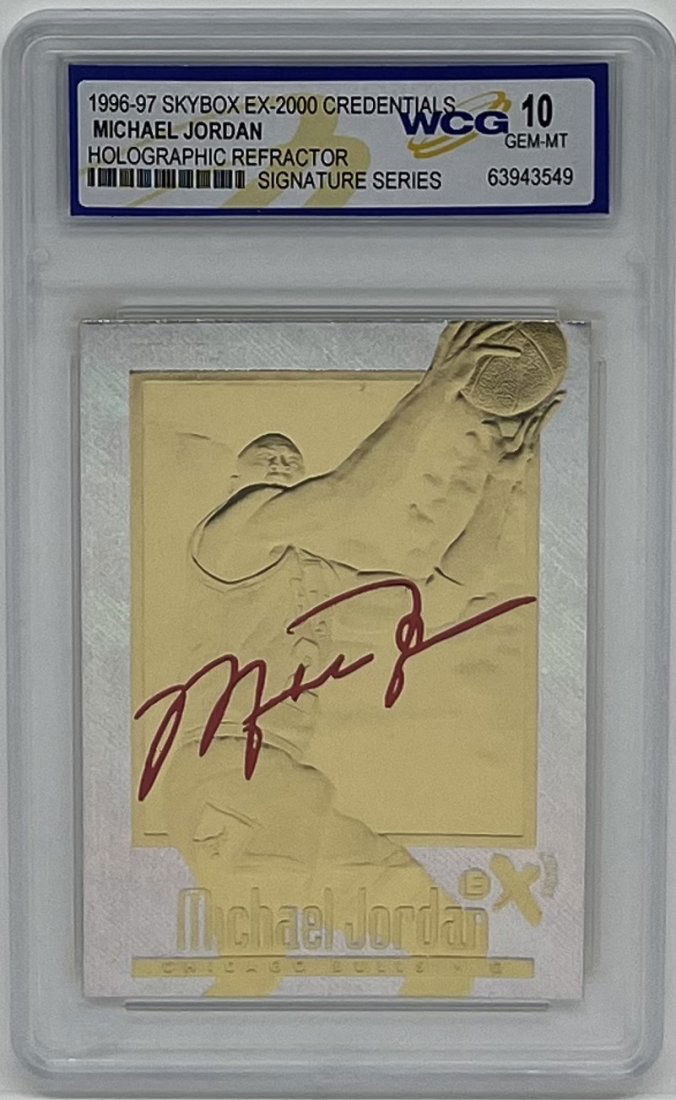 Michael Jordan Holographic Refractor Signaure Series (1 of 2)