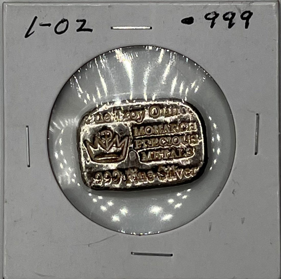 One Troy Silver Bar (1 of 2)