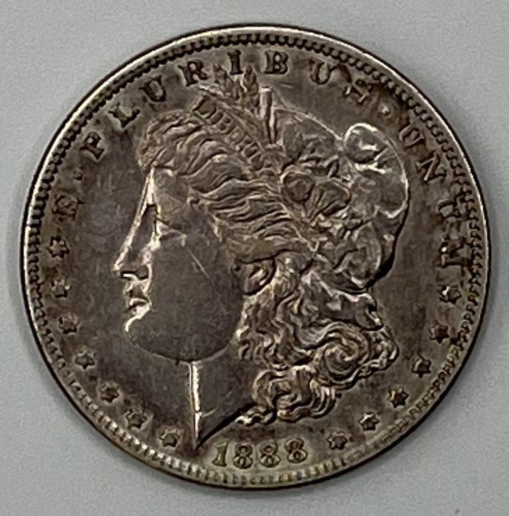 1888 Morgan Silver Dollar Coin (1 of 2)
