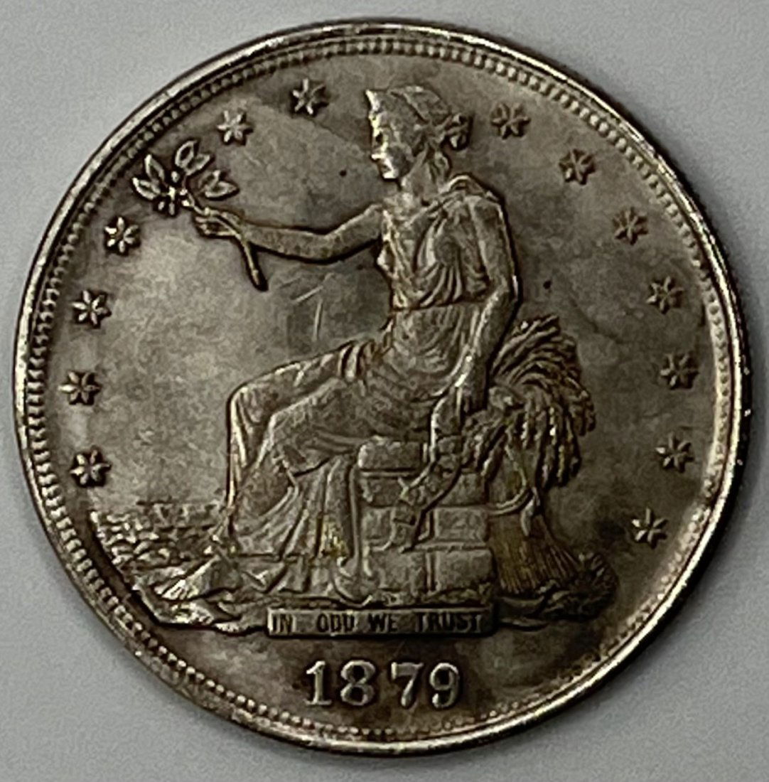 1879 Trade Silver Dollar Coin (1 of 2)