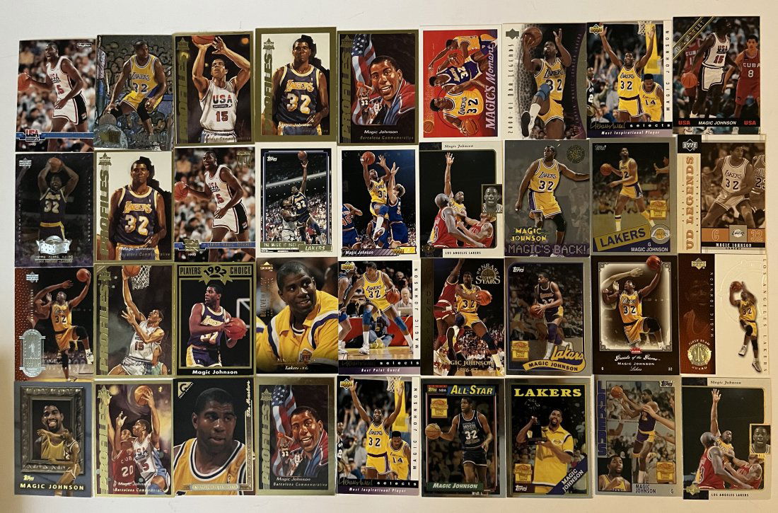 Magic Johnson Cards (1 of 2)