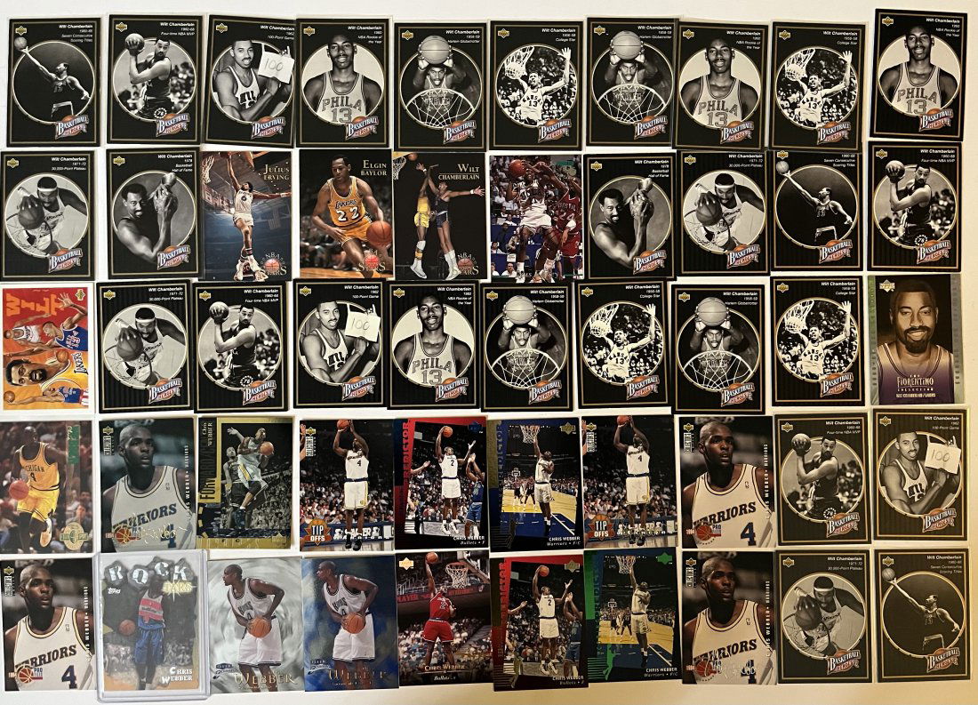 Chris Webber Wilt Chamberlain Julius Erving (1 of 1)