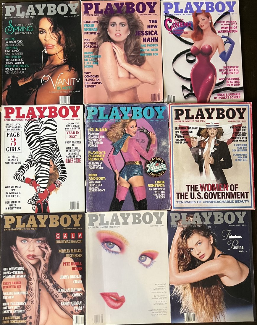 Playboy Magazines 1980s (1 of 1)