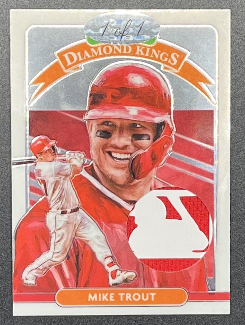 Mike Trout One Of One: Mike Trout One Of One Custom Card
