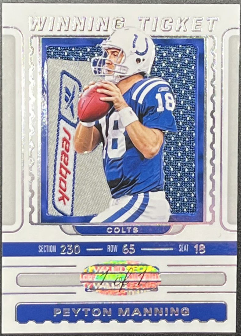 Peyton Manning Patch Card (1 of 2)