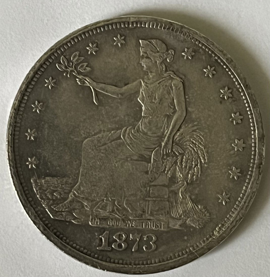 1873 Trade Dollar Coin (1 of 2)