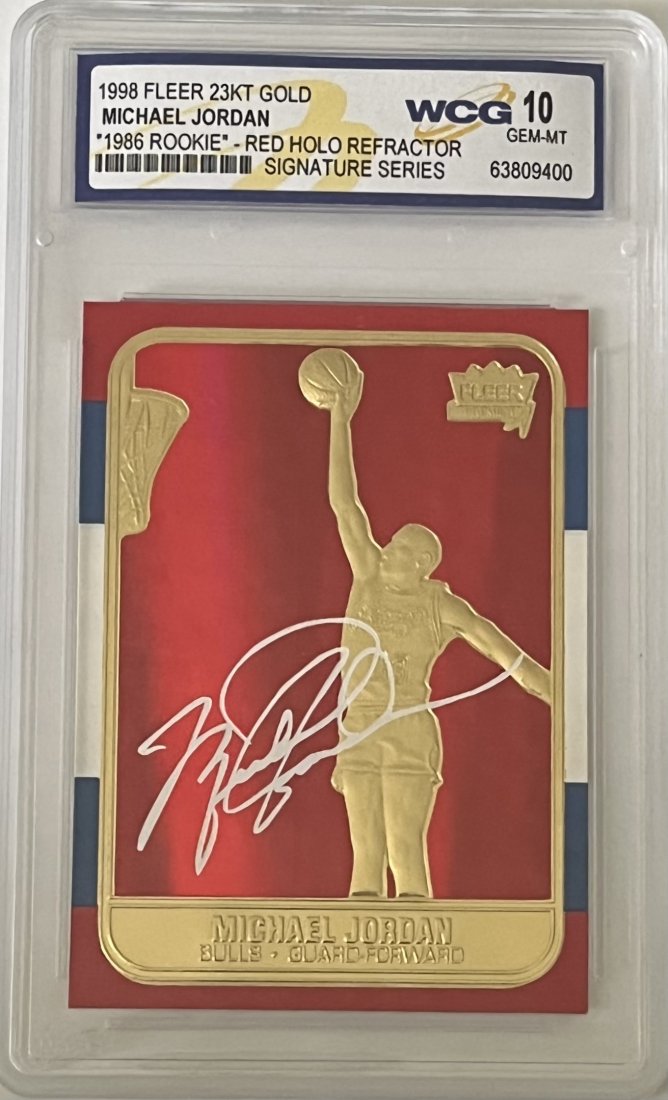 Michael Jordan Rookie Holo Refractor (1 of 2)