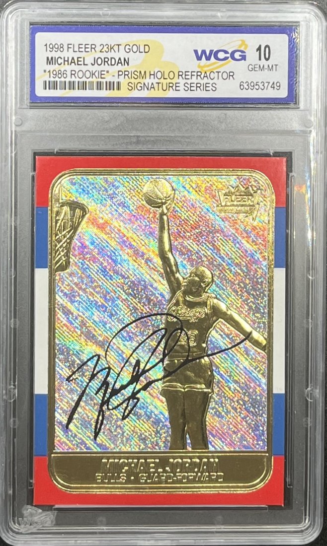 Michael Jordan Rookie Holo Refractor (1 of 2)