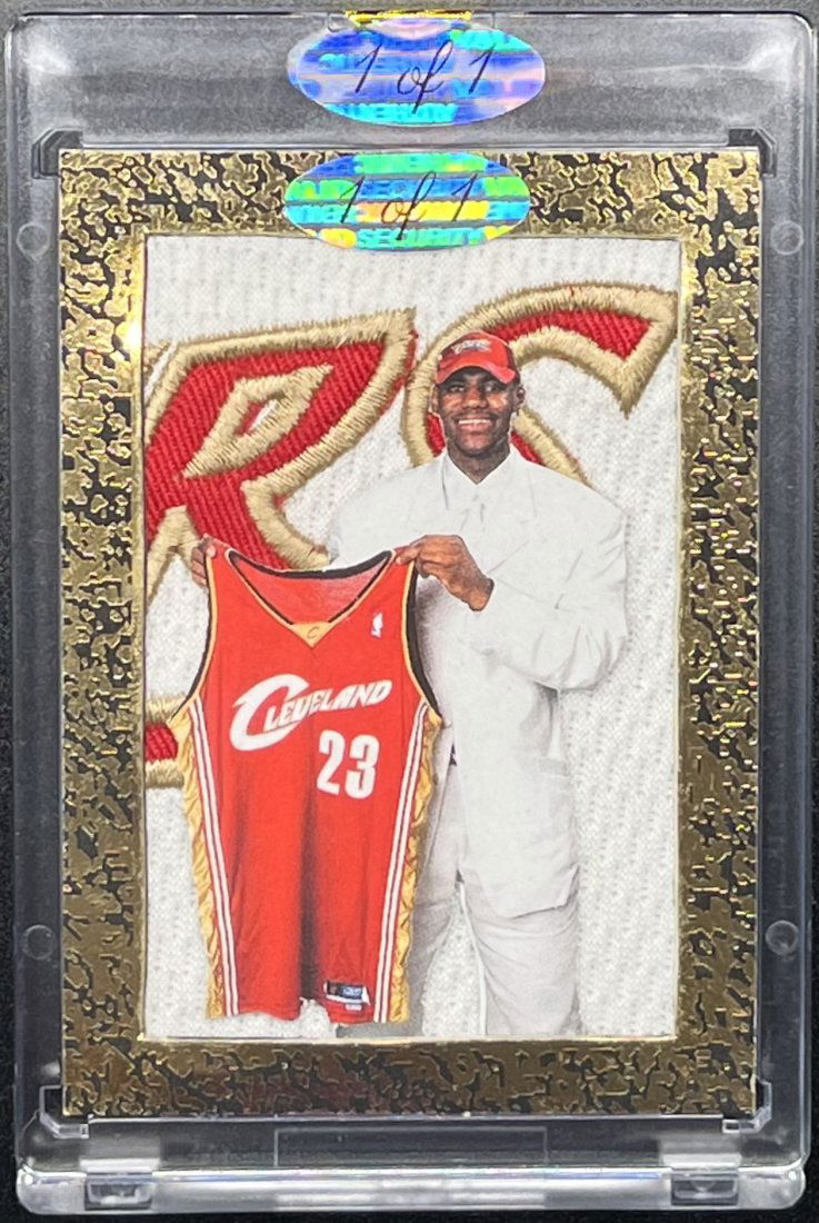 Lebron James Gold Patch Card (1 of 2)