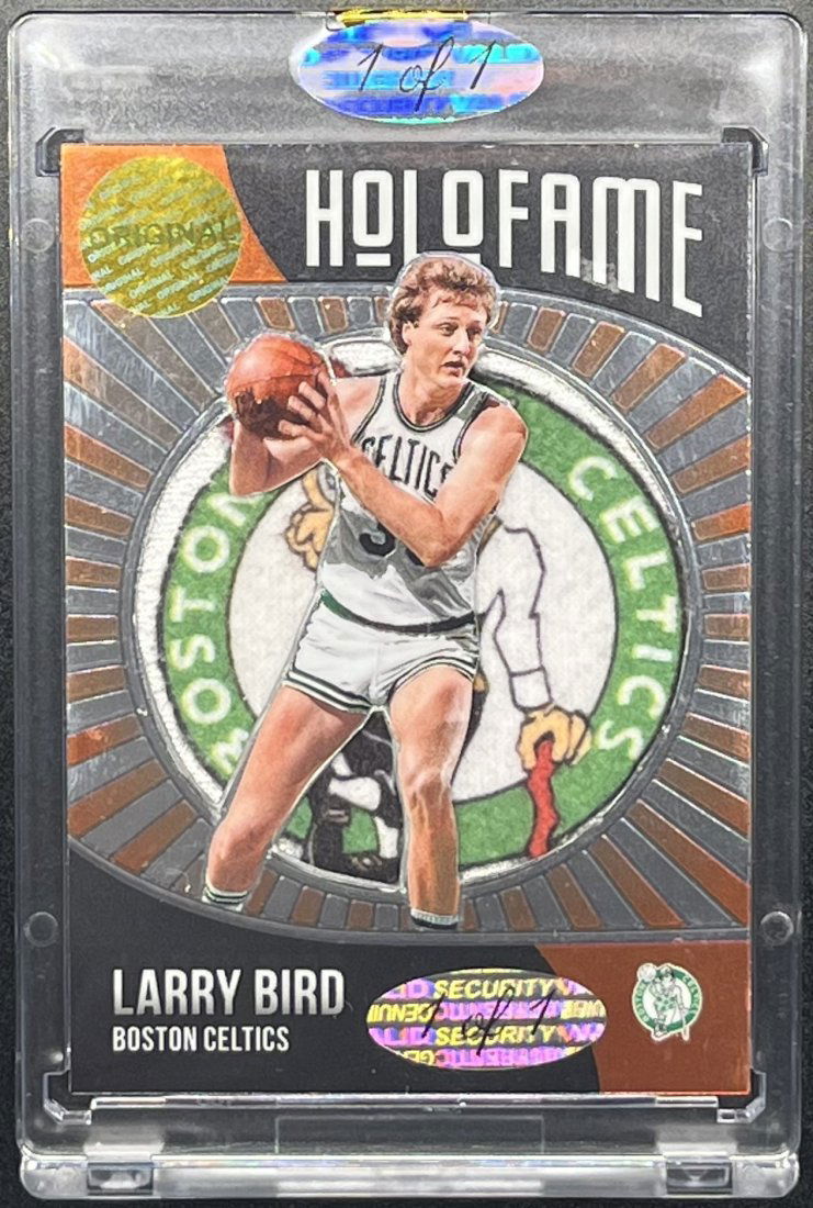 Larry Bird Patch Basketball Card (1 of 2)