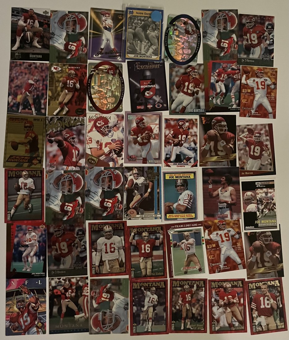 Joe Montana Cards (1 of 1)