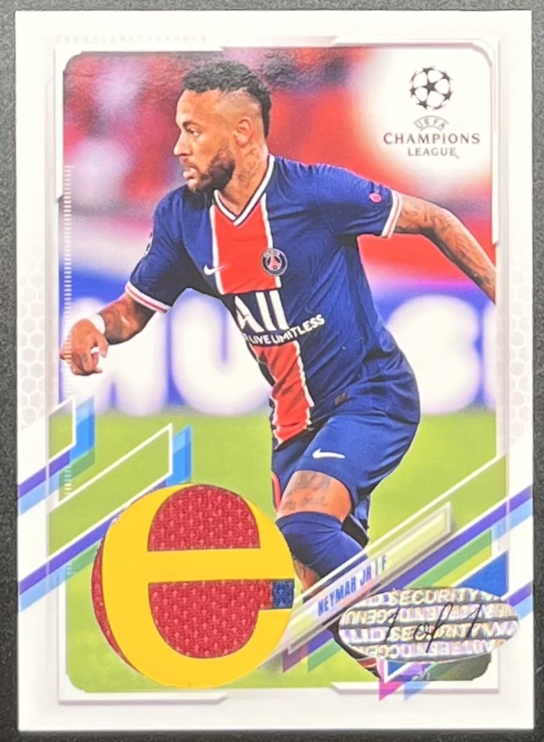 Neymar Jr Patch Card: Neymar Jr Patch Custom Soccer Card One Of One 1/1