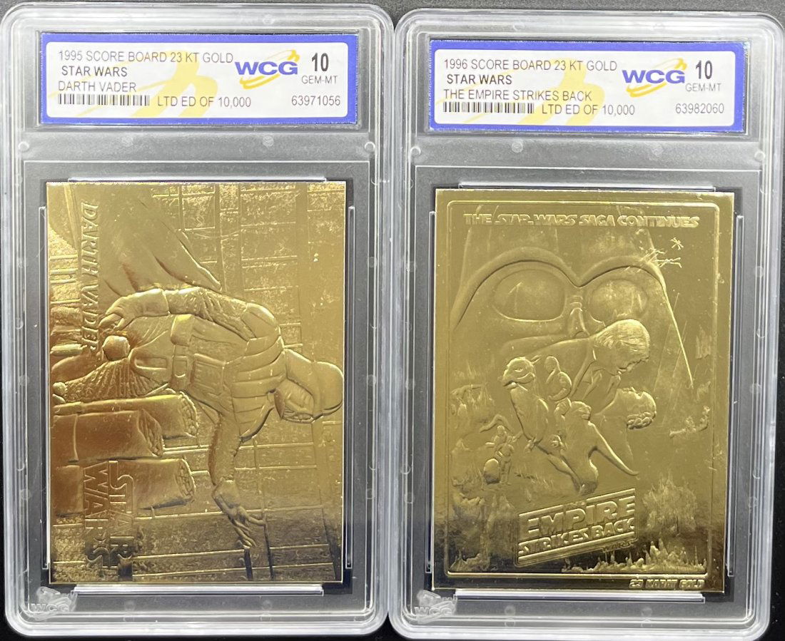 Star Wars Limited Edition: 1996 Star Wars The Empire Strikes Back Limited Edition and 1995 Star Wars Darth Vader Limited Edition