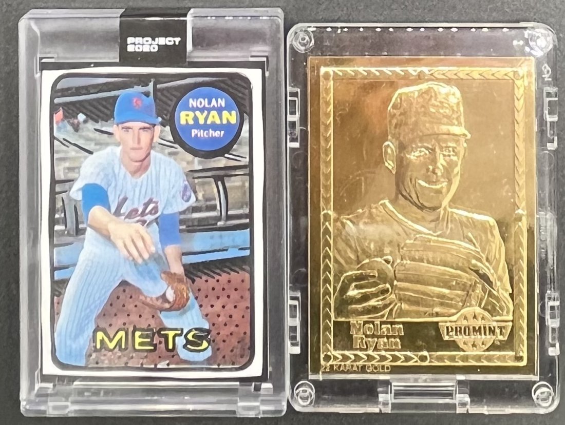 Nolan Ryan Cards: Nolan Ryan Cards project 2020 and gold pro mint card