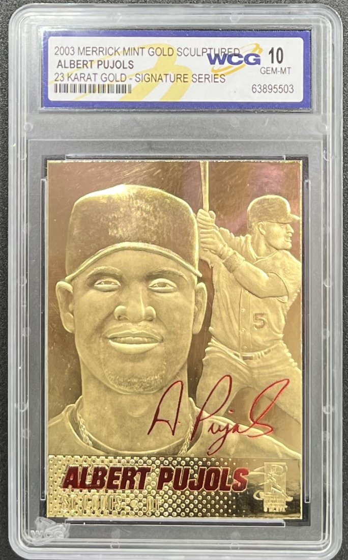 Albert Pujols Signature Series Card: Albert Pujols signature series mint 10 baseball card