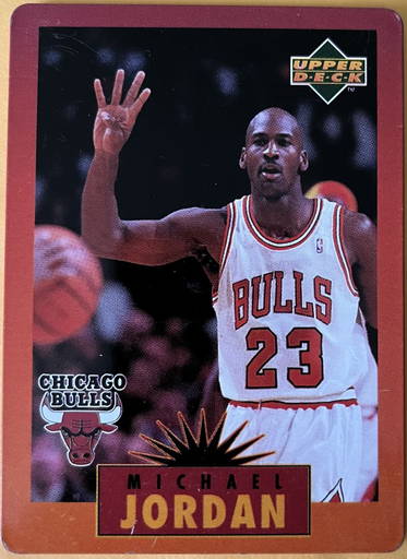 michael jordan superman card