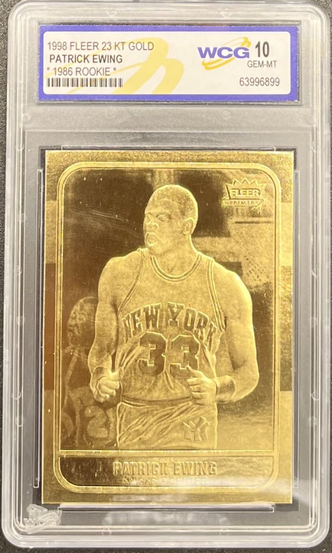 Patrick Erwing Rookie: 1998 fleer Patrick Erwing â€œ1986 Rookie â€œ mint 10