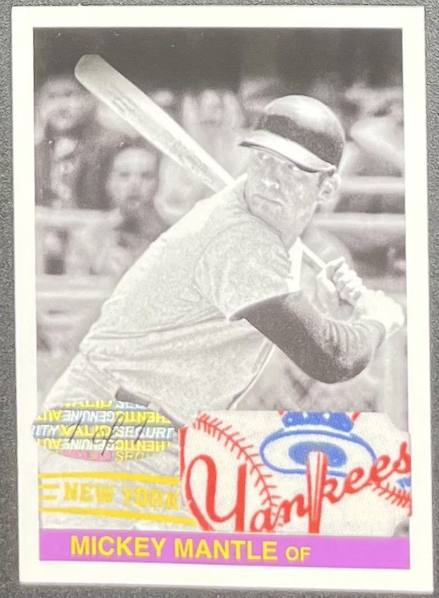 Mickey Mantle Patch Card (1 of 2)
