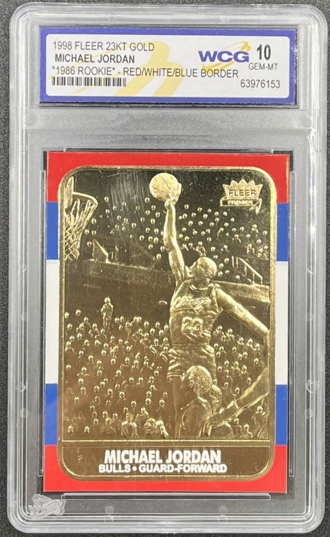 Michael Jordan Rookie Red White Blue Border (1 of 2)