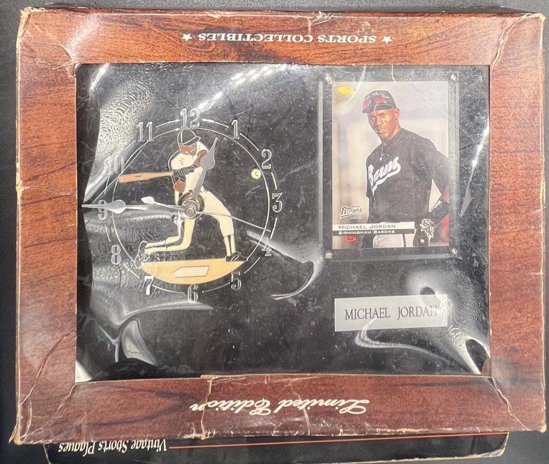 Michael Jordan Limited Edition Collectibles: Michael Jordan limited edition sport collectibles vintage sport plaques and card