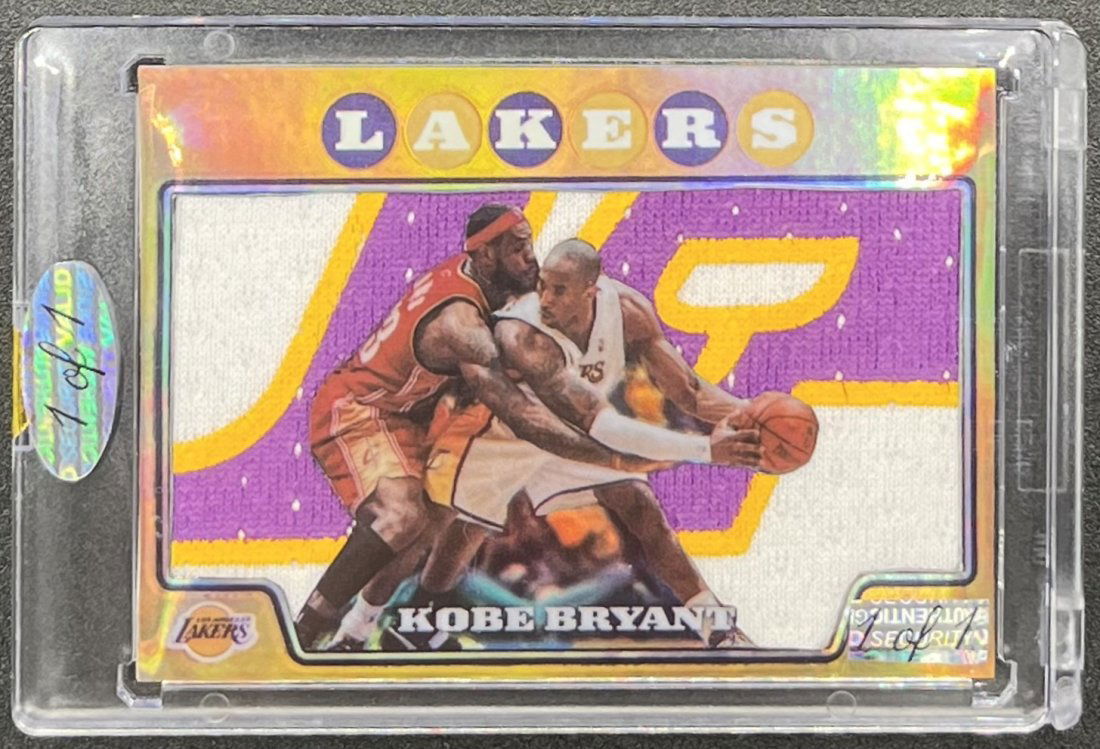 Kobe Bryant Lakers Patch Card (1 of 2)