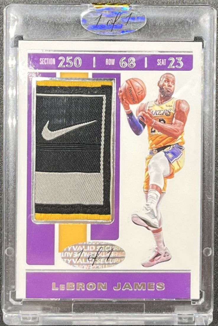 Lebron James Nike Patch Card (1 of 2)