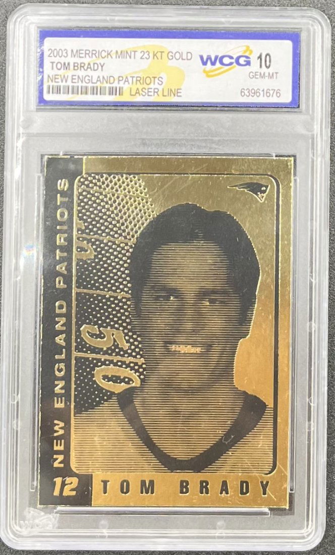 Tom Brady New England Patriots Card (1 of 2)