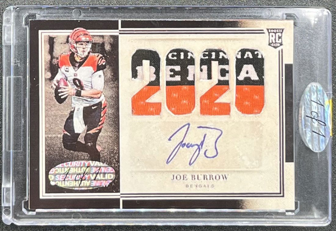Joe Burrow Patch Card (1 of 2)