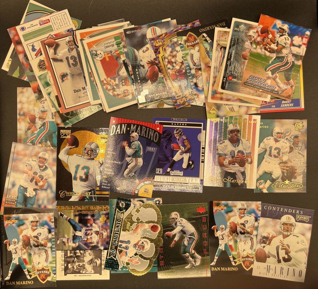 Dan Marino Cards Lot (1 of 3)