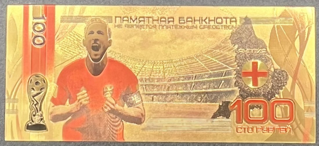 Leonel Messi: Leonel Messi Gold plated bill
