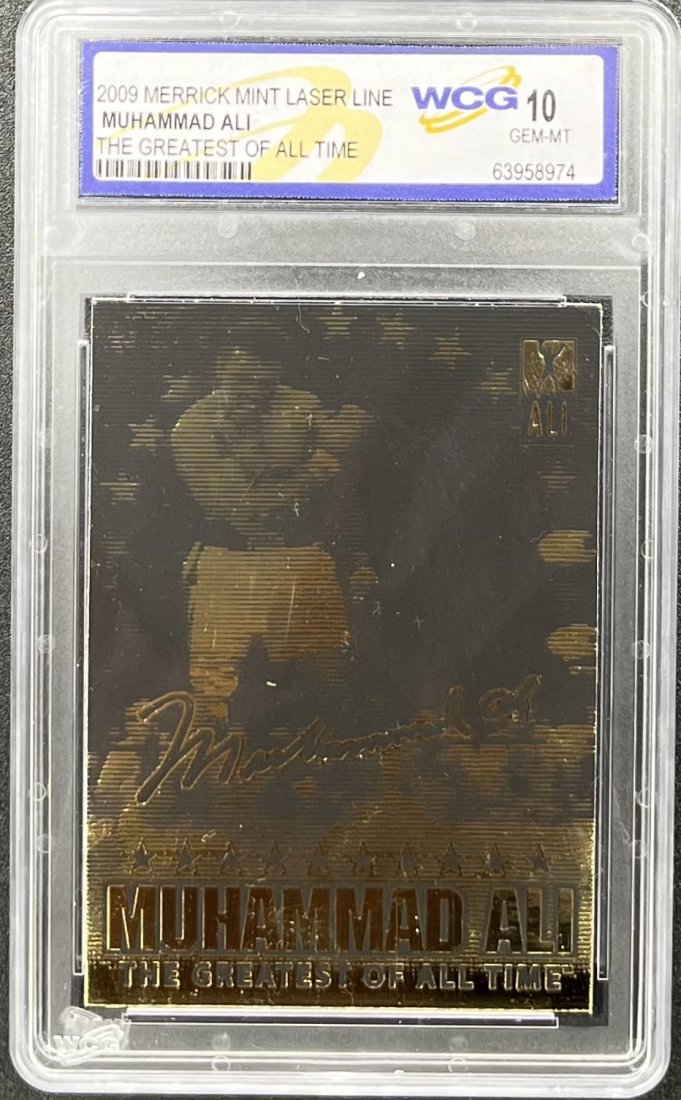 Muhammad Ali: Muhammad Ali The greatest of all the time Card mint 10