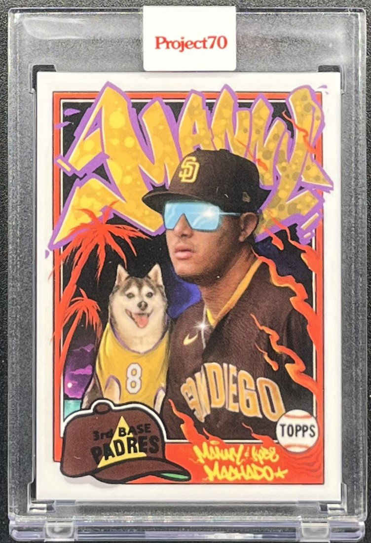 Manny Machado Baseball Card (1 of 2)