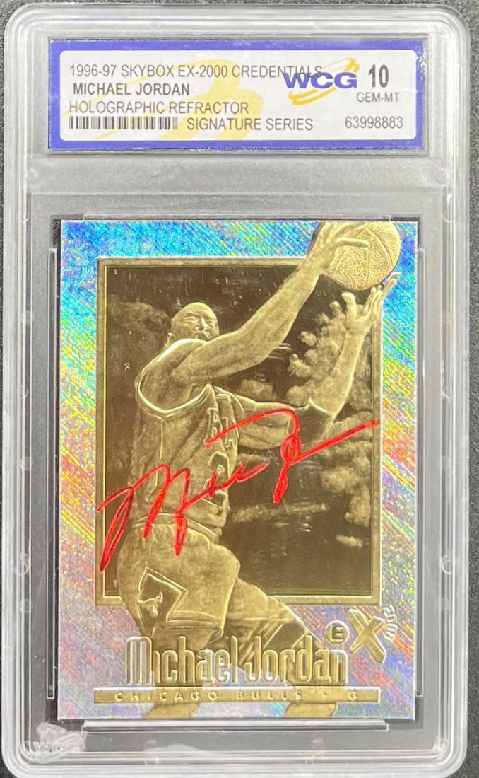 Michael Jordan Refractor Card (1 of 2)