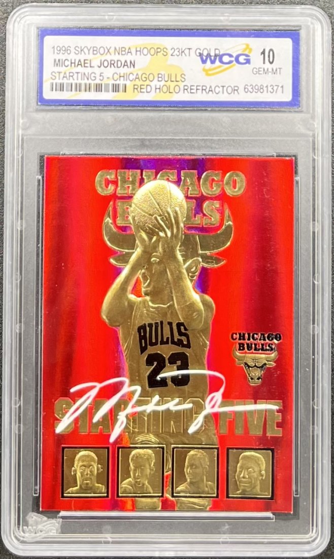Michael Jordan Holo Refractor Card (1 of 2)