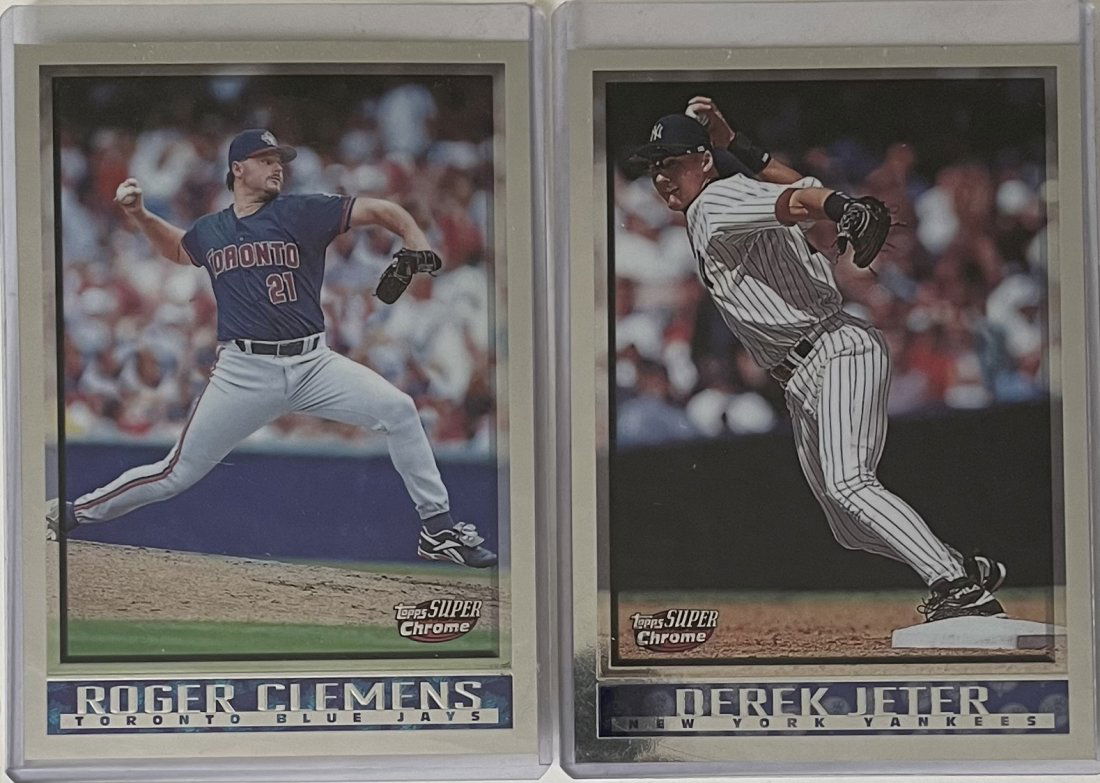 Topps Super Chrome Derek Jeter Roger Clemens (1 of 2)