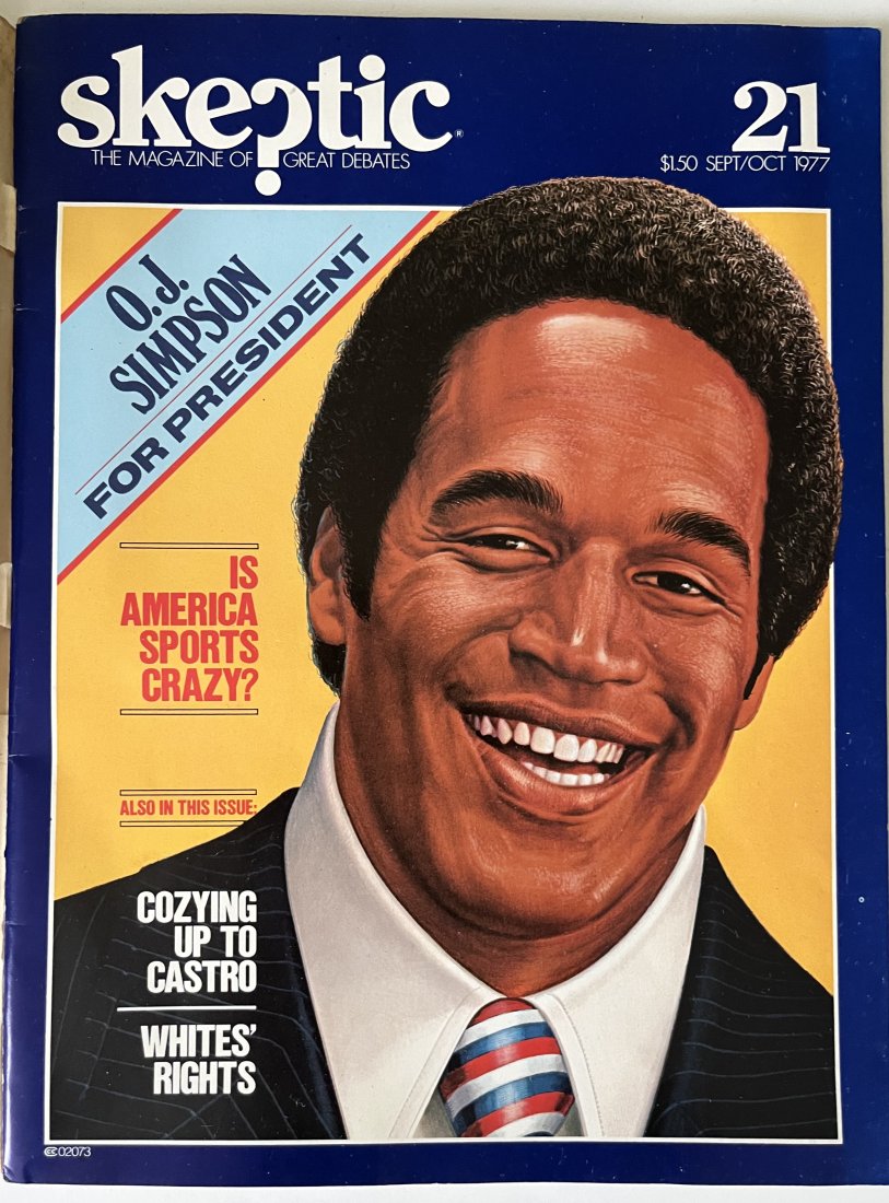 1977 Magazine O.J. Simpson For President (1 of 2)