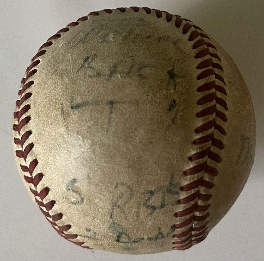 Game Used Signed Professional League Baseball Ball (1 of 3)