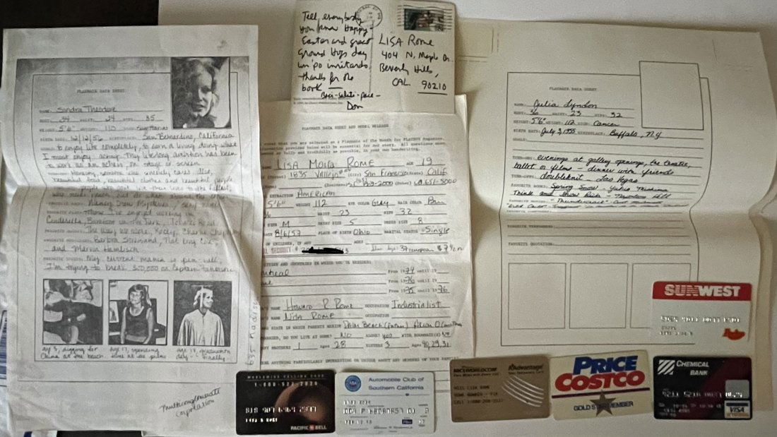 Julia Lynden 1974 Playboy Magazine Playmate Data Model Release (1 of 4)