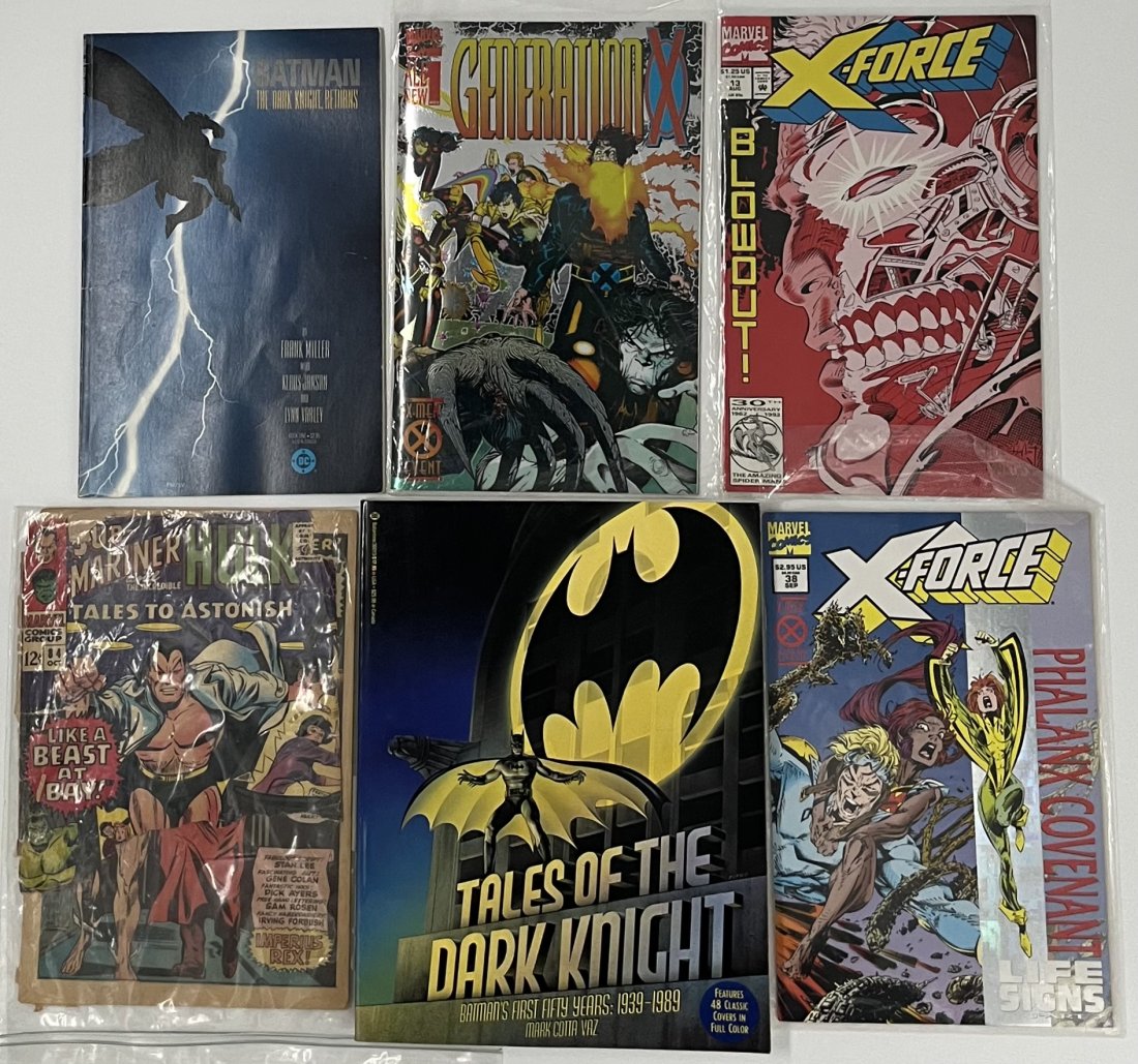 Batman , Marvel X-Force , X-Men Hulk Comics (1 of 1)