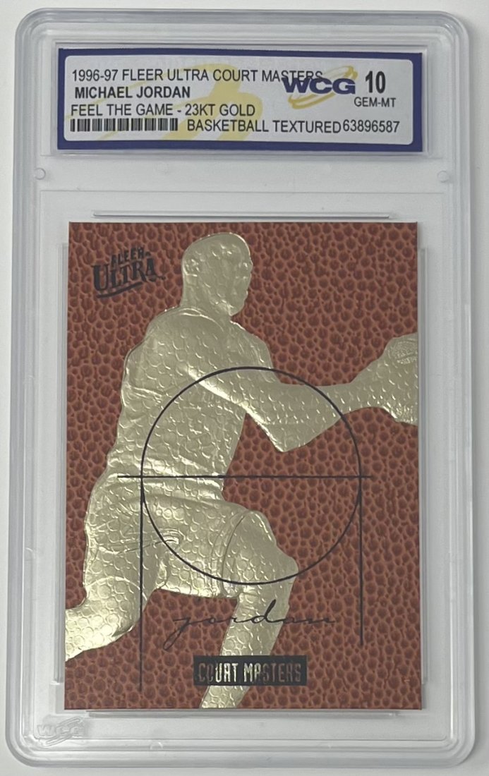 Michael Jordan Basketball Card: Michael Jordan basketball card feel the game mint 10