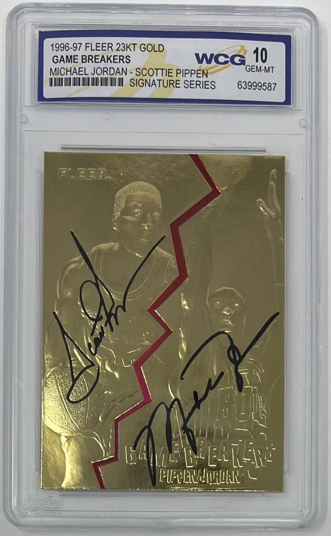 Michael Jordan And Scottie Pippen Card (1 of 2)